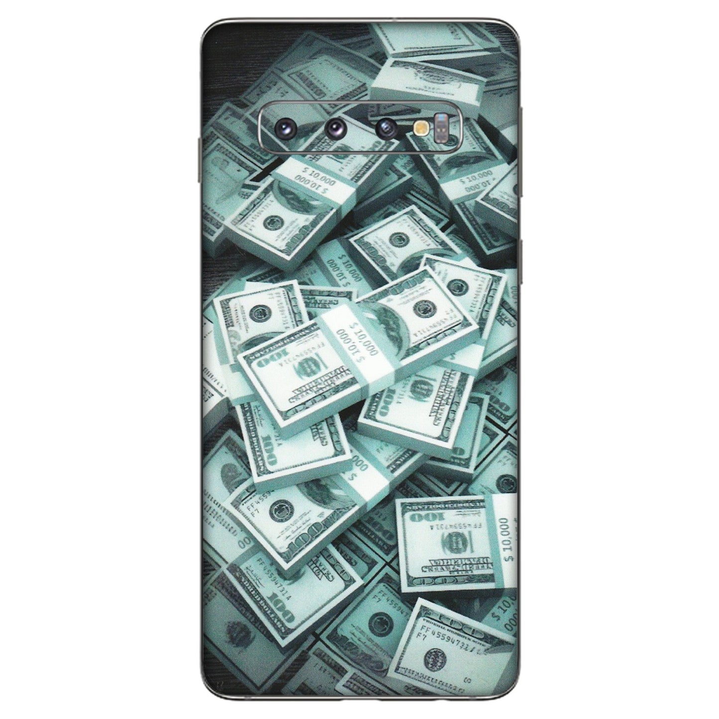 Samsung A/S Series Phone Skins (All Models) - Hundred Dollar Bill - Matte Finish (M-162) Samsung Galaxy S10