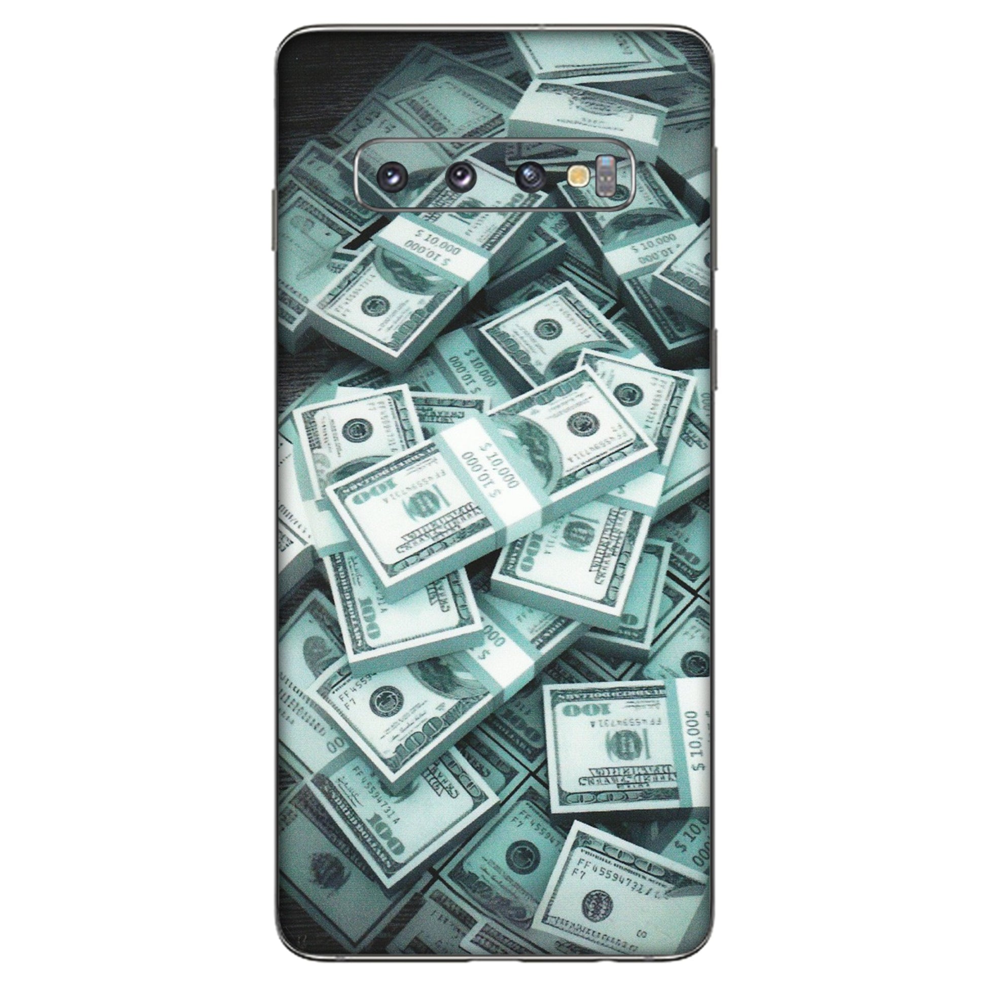 Samsung A/S Series Phone Skins (All Models) - Hundred Dollar Bill - Matte Finish (M-162) Samsung Galaxy S10