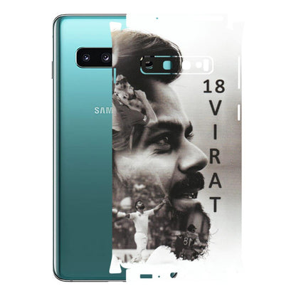 Samsung A/S Series Phone Skins (All Models) - Virat Kohli Cricketer - Matte Finish (M-163) Samsung Galaxy S10