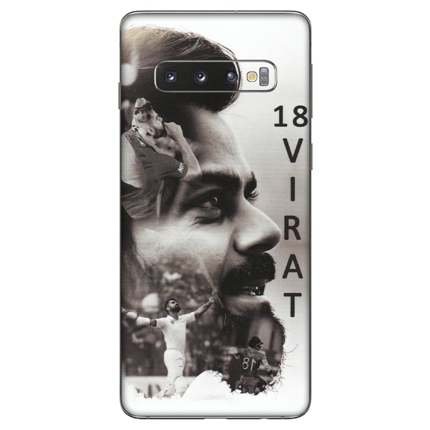 Samsung A/S Series Phone Skins (All Models) - Virat Kohli Cricketer - Matte Finish (M-163) Samsung Galaxy S10