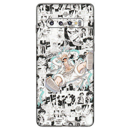 Samsung A/S Series Phone Skins (All Models) - One Piece Comic - Matte Finish (M-168) Samsung Galaxy S10