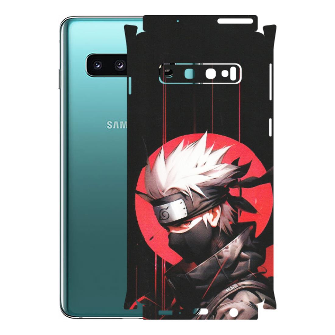 Samsung A/S Series Phone Skins (All Models) - Naruto Anime Blood - Matte Finish (M-170) Samsung Galaxy S10