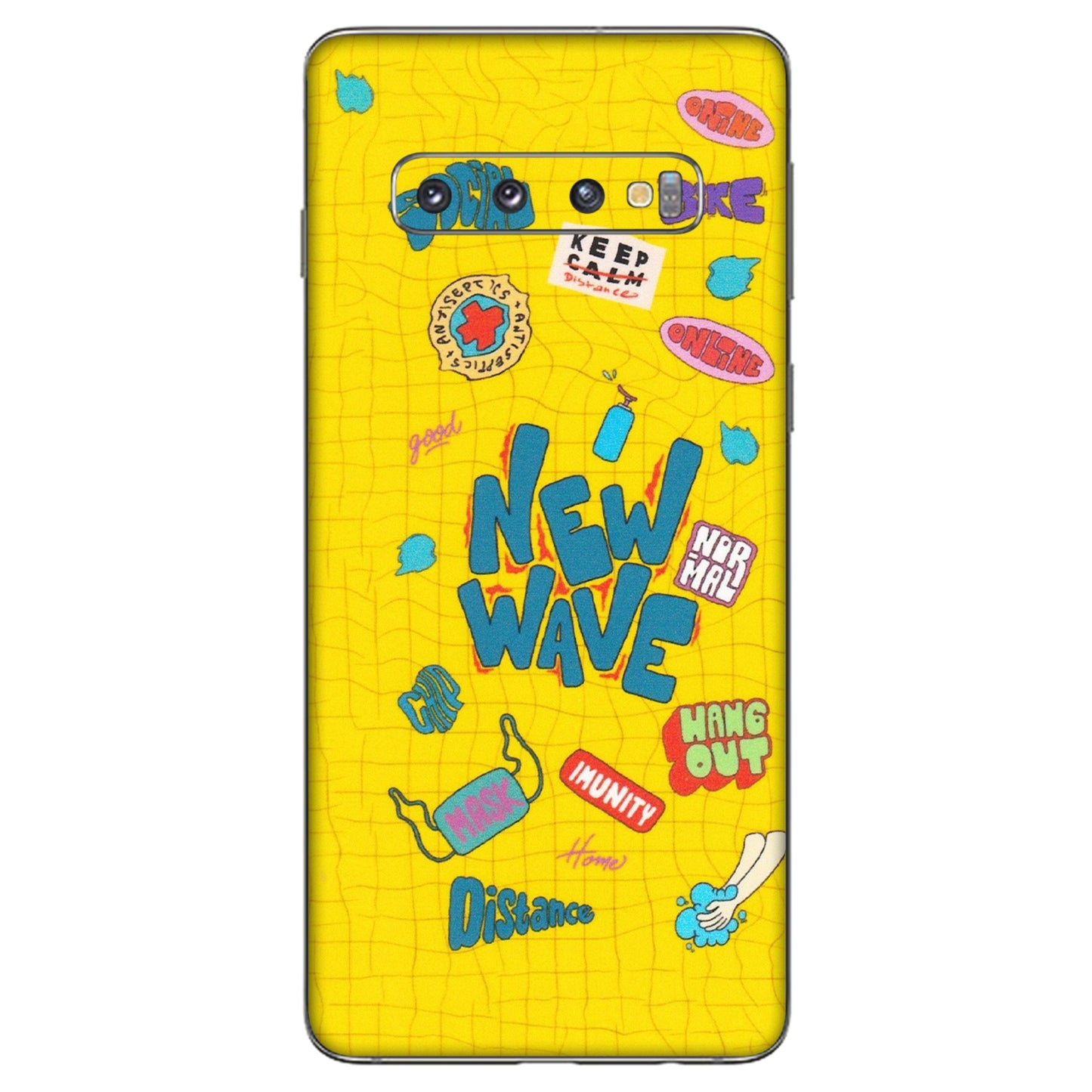 Samsung A/S Series Phone Skins (All Models) - New Wave Life - Matte Finish (M-17) Samsung Galaxy S10