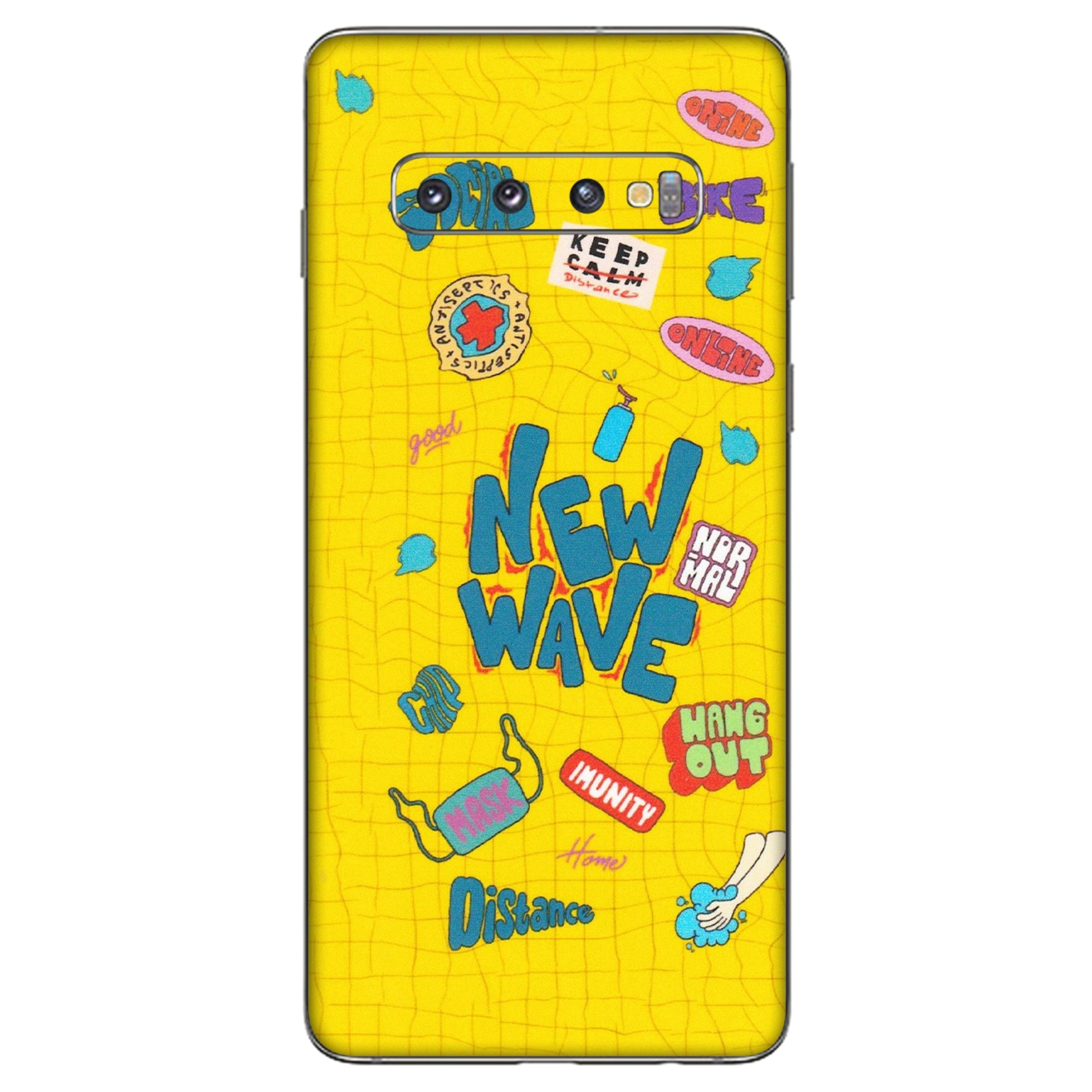 Samsung A/S Series Phone Skins (All Models) - New Wave Life - Matte Finish (M-17) Samsung Galaxy S10