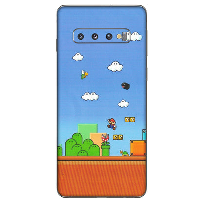 Samsung A/S Series Phone Skins (All Models) - Mario Game Scene - Matte Finish (M-24) Samsung Galaxy S10