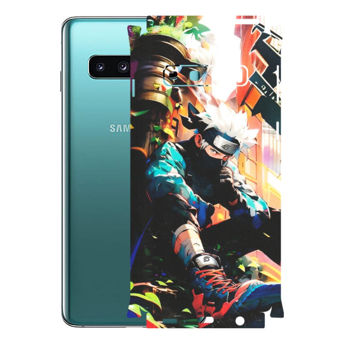 Samsung A/S Series Phone Skins (All Models) - Ash & Pikachu - Matte Finish (M-26) Samsung Galaxy S10