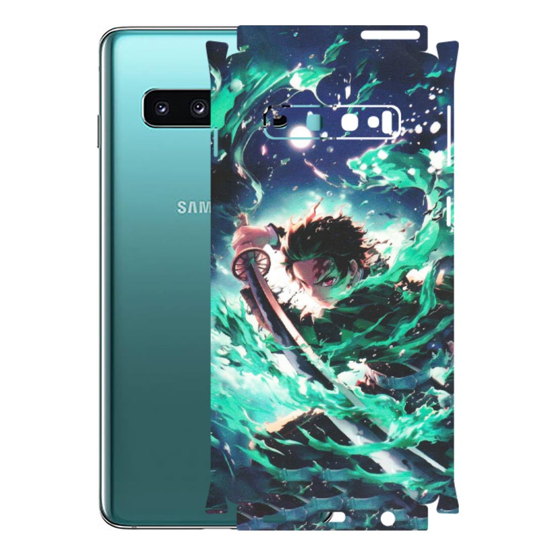 Samsung A/S Series Phone Skins (All Models) - Sword Fighter Anime - Matte Finish (M-29) Samsung Galaxy S10