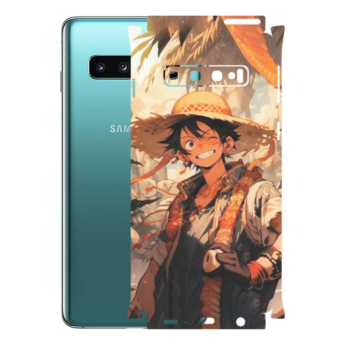 Samsung A/S Series Phone Skins (All Models) - Anime Character Smile - Matte Finish (M-33) Samsung Galaxy S10