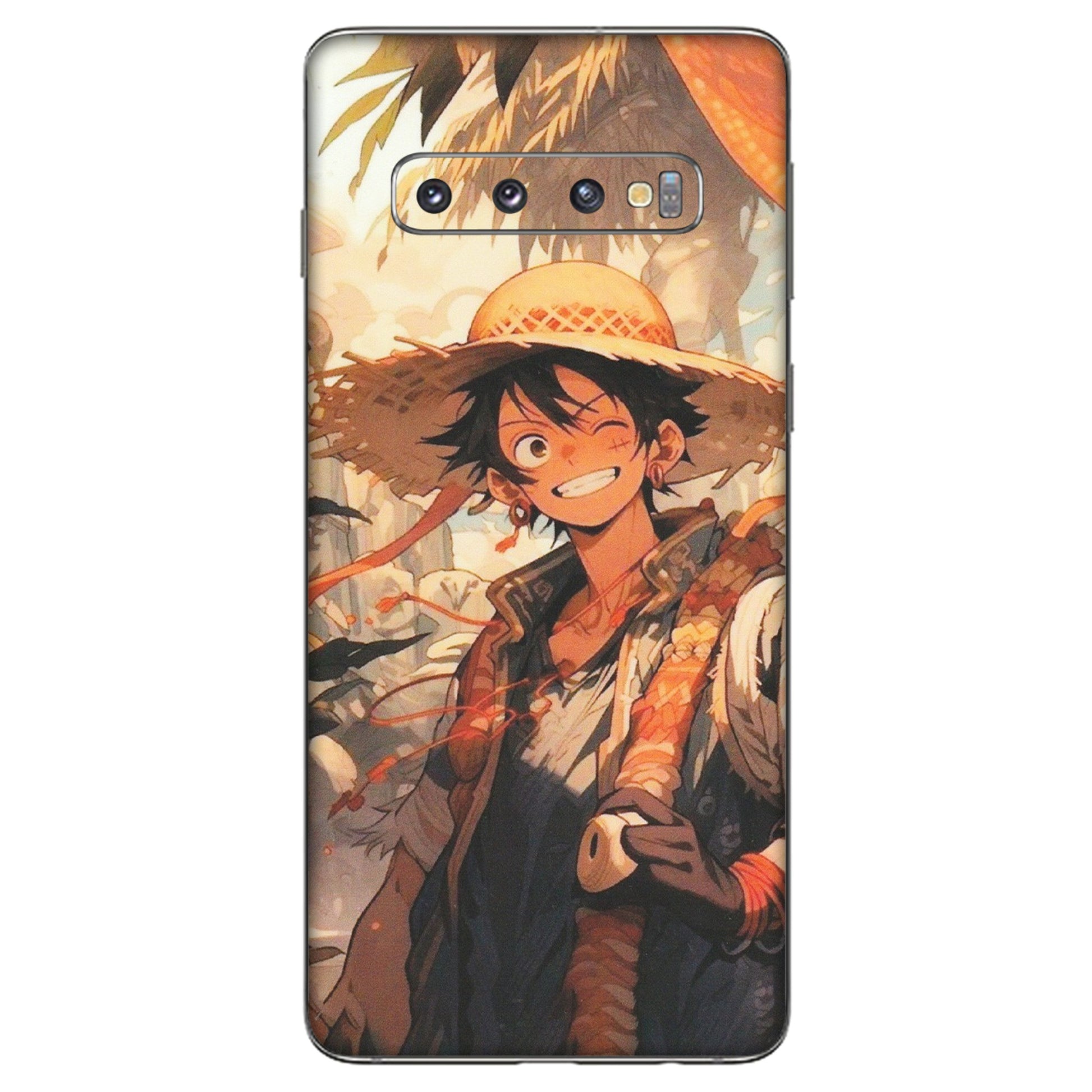 Samsung A/S Series Phone Skins (All Models) - Anime Character Smile - Matte Finish (M-33) Samsung Galaxy S10