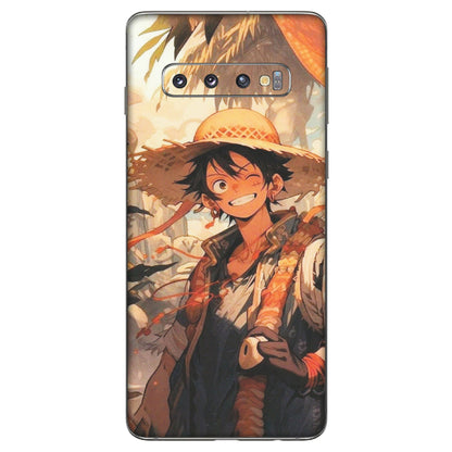 Samsung A/S Series Phone Skins (All Models) - Anime Character Smile - Matte Finish (M-33) Samsung Galaxy S10