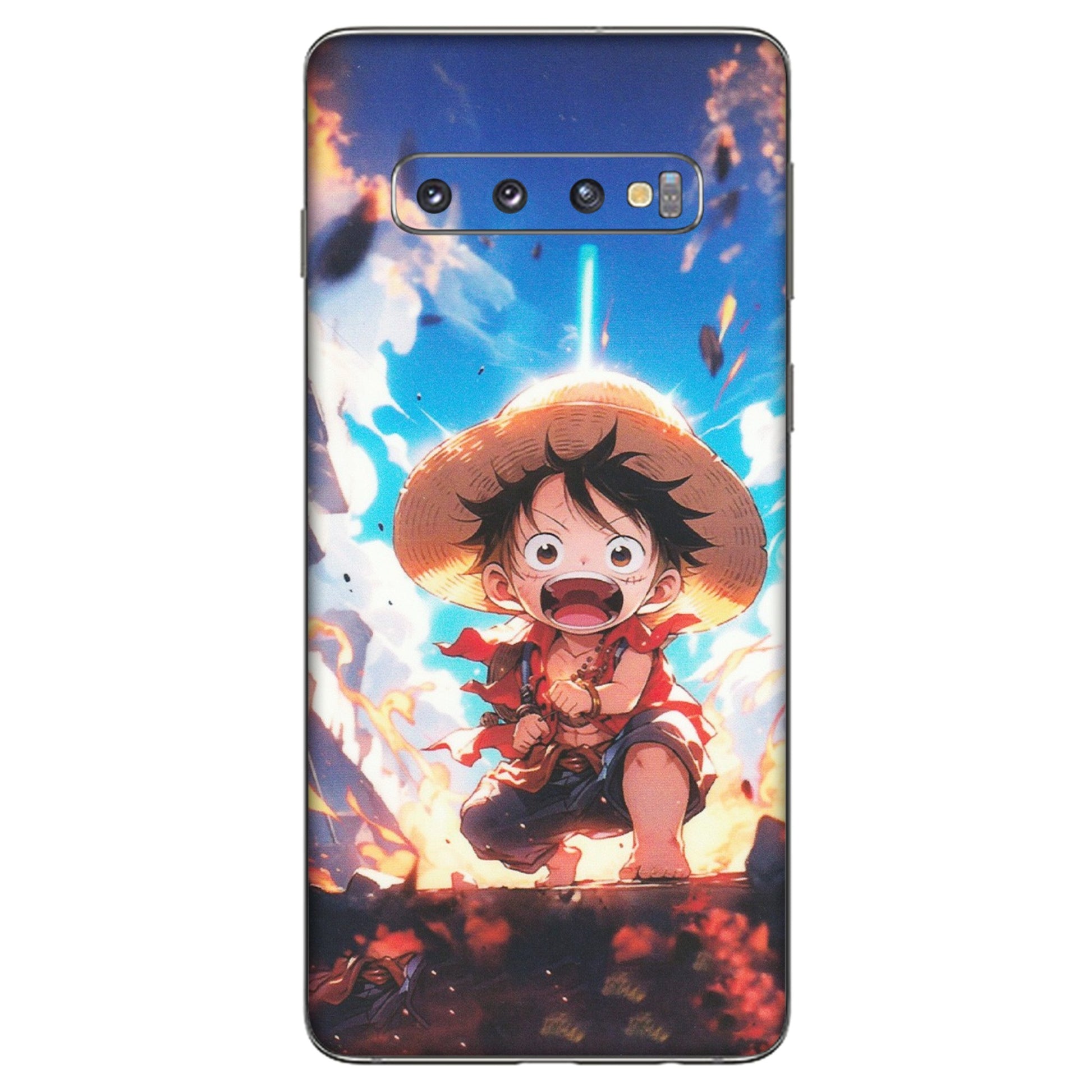 Samsung A/S Series Phone Skins (All Models) - Toon One Piece Cute Character - Matte Finish (M-35) Samsung Galaxy S10