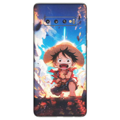 Samsung A/S Series Phone Skins (All Models) - Toon One Piece Cute Character - Matte Finish (M-35) Samsung Galaxy S10