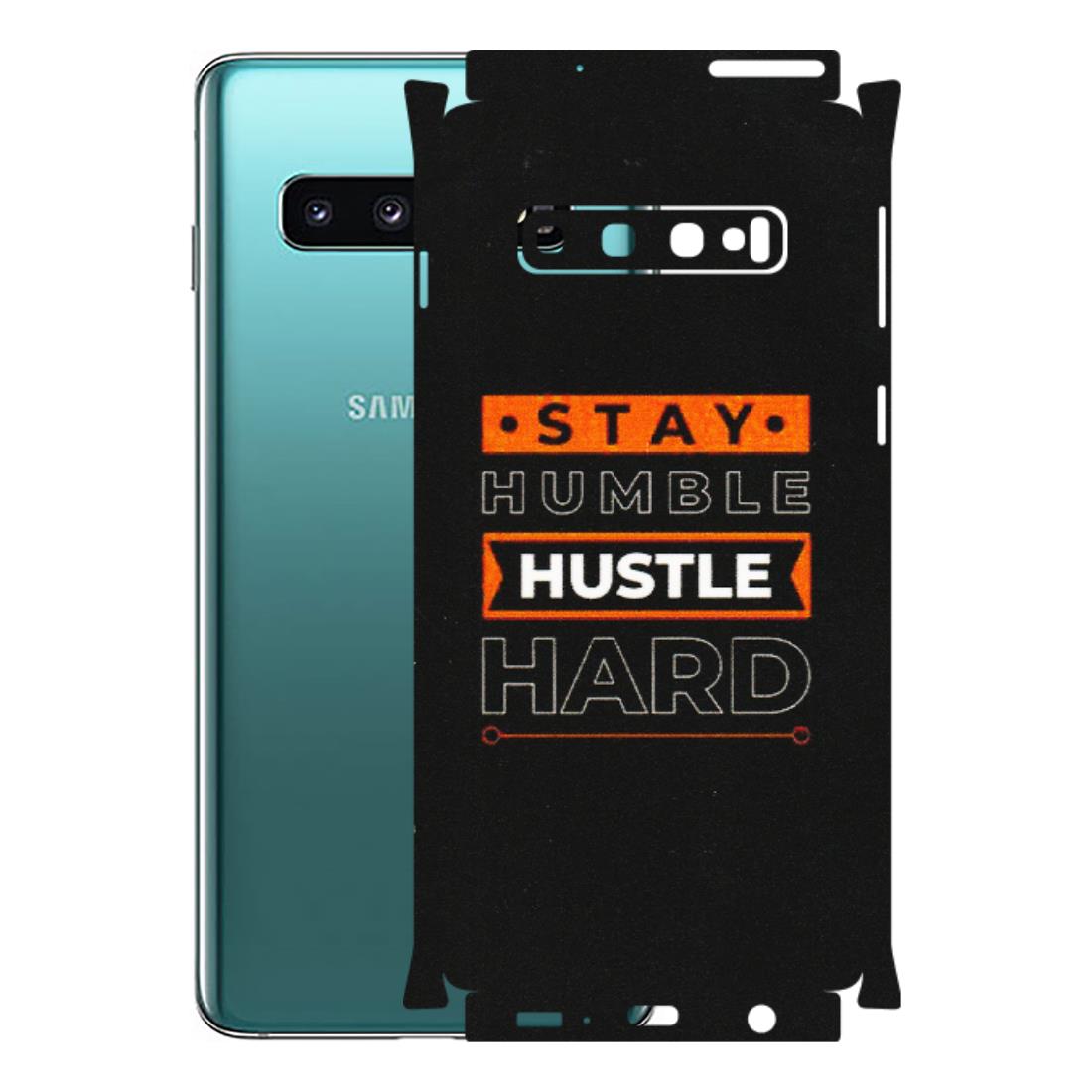 Samsung A/S Series Phone Skins (All Models) - Stay Humble Stay Hard - Matte Finish (M-48) Samsung Galaxy S10