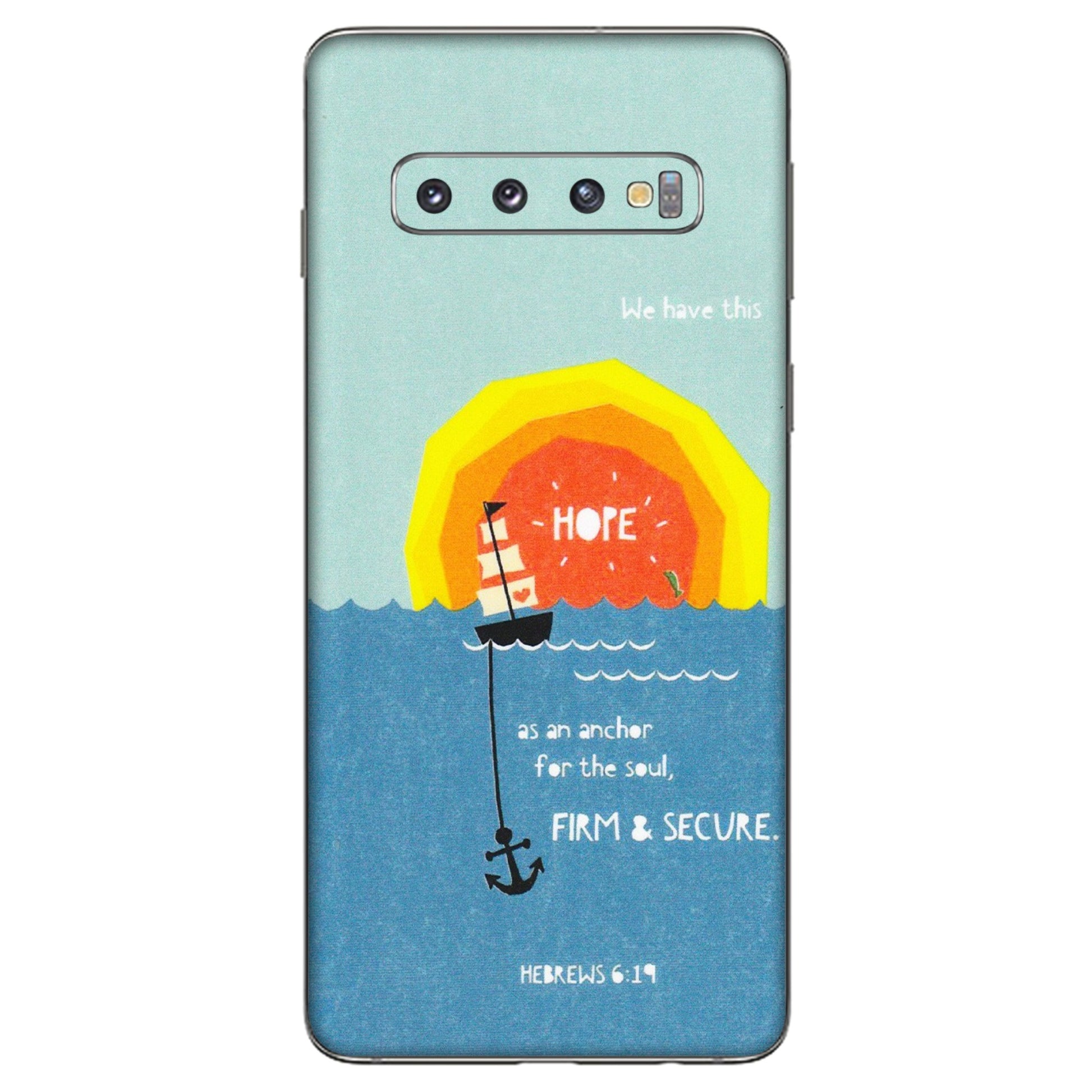 Samsung A/S Series Phone Skins (All Models) - A Beautiful Sunset of Hope - Matte Finish (M-75) Samsung Galaxy S10