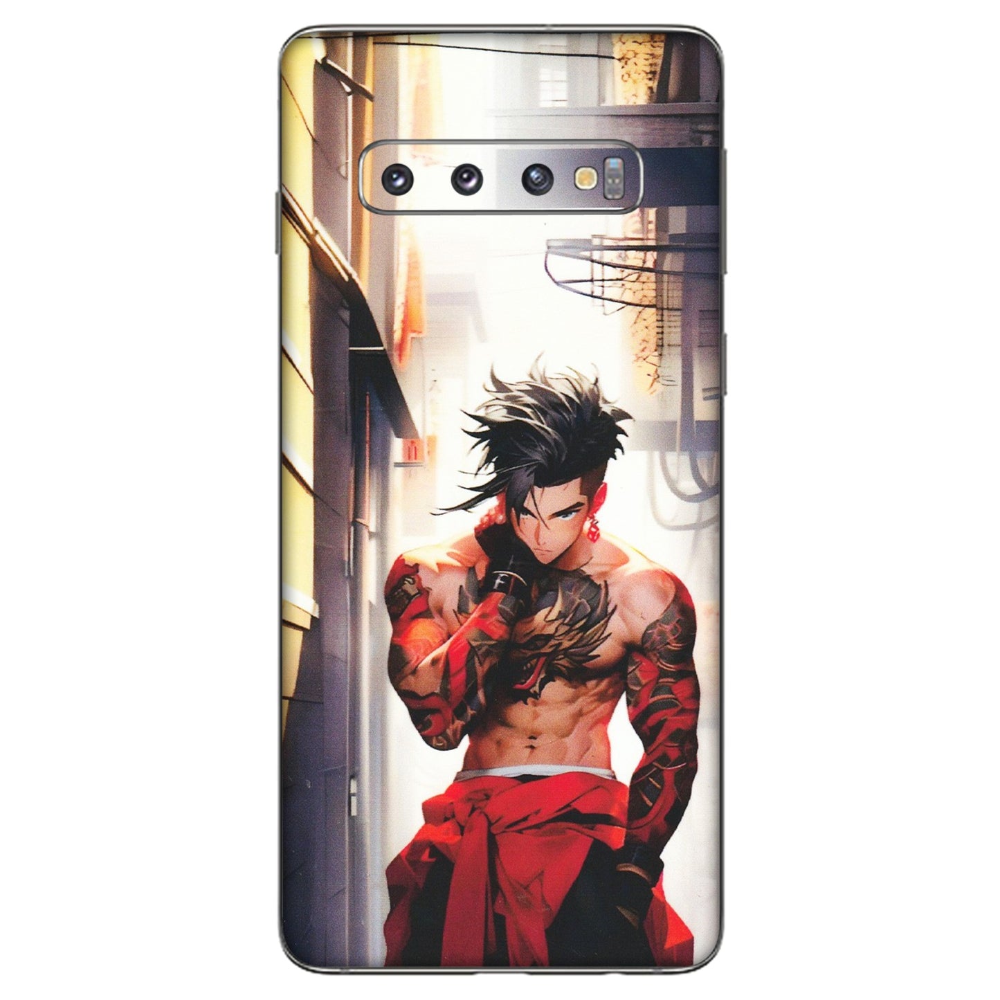 Samsung A/S Series Phone Skins (All Models) - In the streets of Japan - Matte Finish (M-77) Samsung Galaxy S10
