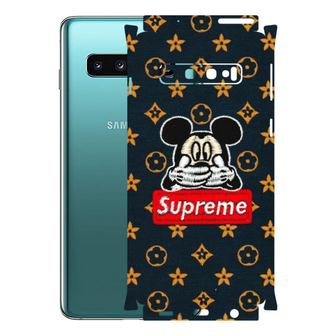 Samsung A/S Series Phone Skins (All Models) - Mickey Supreme - Matte Finish (M-83) Samsung Galaxy S10