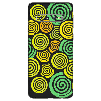 Samsung A/S Series Phone Skins (All Models) - Crazy Spiral - Matte Finish (M-91) Samsung Galaxy S10