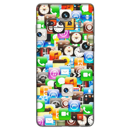 Samsung A/S Series Phone Skins (All Models) - All Apple Icons - Matte Finish (M-93) Samsung Galaxy S10