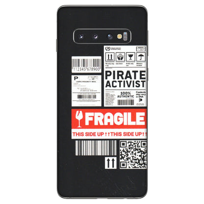 Samsung A/S Series Phone Skins (All Models) - Handle With Care - Matte Finish (M-99) Samsung Galaxy S10