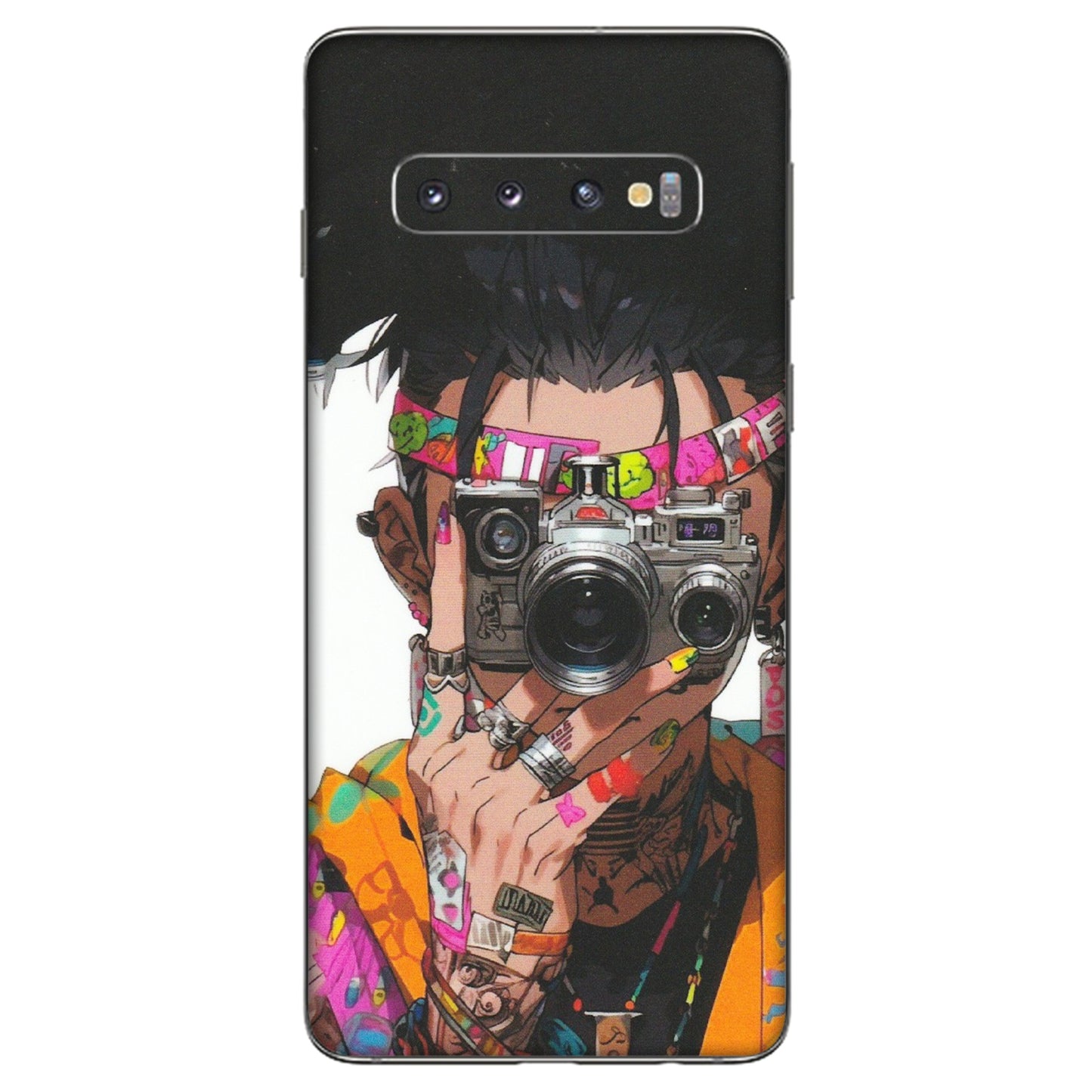 Samsung A/S Series Phone Skins (All Models) - Camera Lover Girl - Matte Finish (M-09) Samsung Galaxy S10