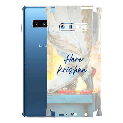 Samsung A/S Series Phone Skins (All Models) - Hare Krishna - 3D Embossed Finish (L-03) Samsung Galaxy S10 Plus