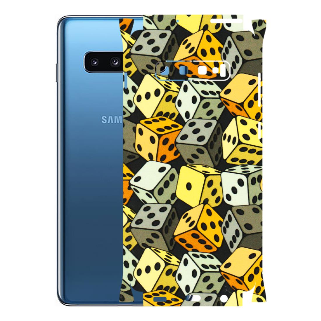 Samsung A/S Series Phone Skins (All Models) - Dices Of Life - 3D Embossed Finish (L-04) Samsung Galaxy S10 Plus