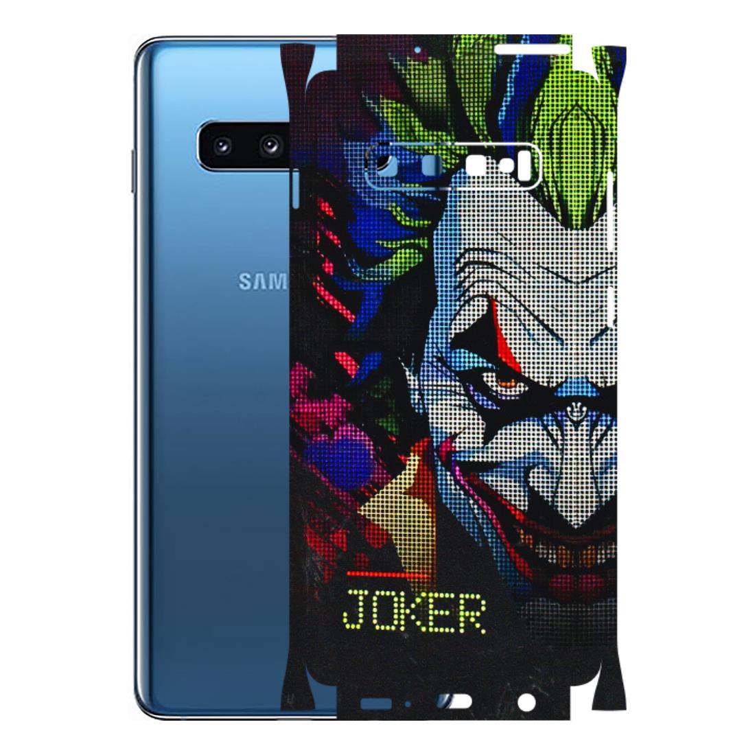 Samsung A/S Series Phone Skins (All Models) - Joker Dot Matrix - 3D Embossed Finish (L-08) Samsung Galaxy S10 Plus