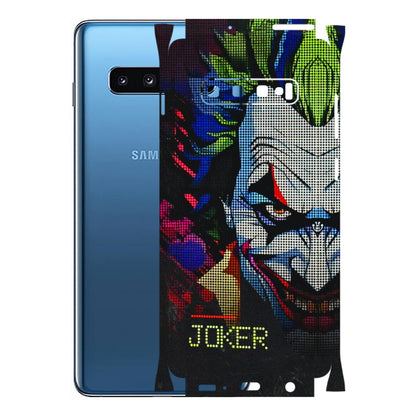 Samsung A/S Series Phone Skins (All Models) - Joker Dot Matrix - 3D Embossed Finish (L-08) Samsung Galaxy S10 Plus