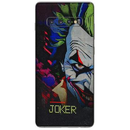 Samsung A/S Series Phone Skins (All Models) - Joker Dot Matrix - 3D Embossed Finish (L-08) Samsung Galaxy S10 Plus