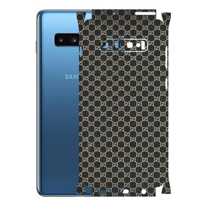 Samsung A/S Series Phone Skins (All Models) - Black G Print - 3D Embossed Finish (L-109) Samsung Galaxy S10 Plus