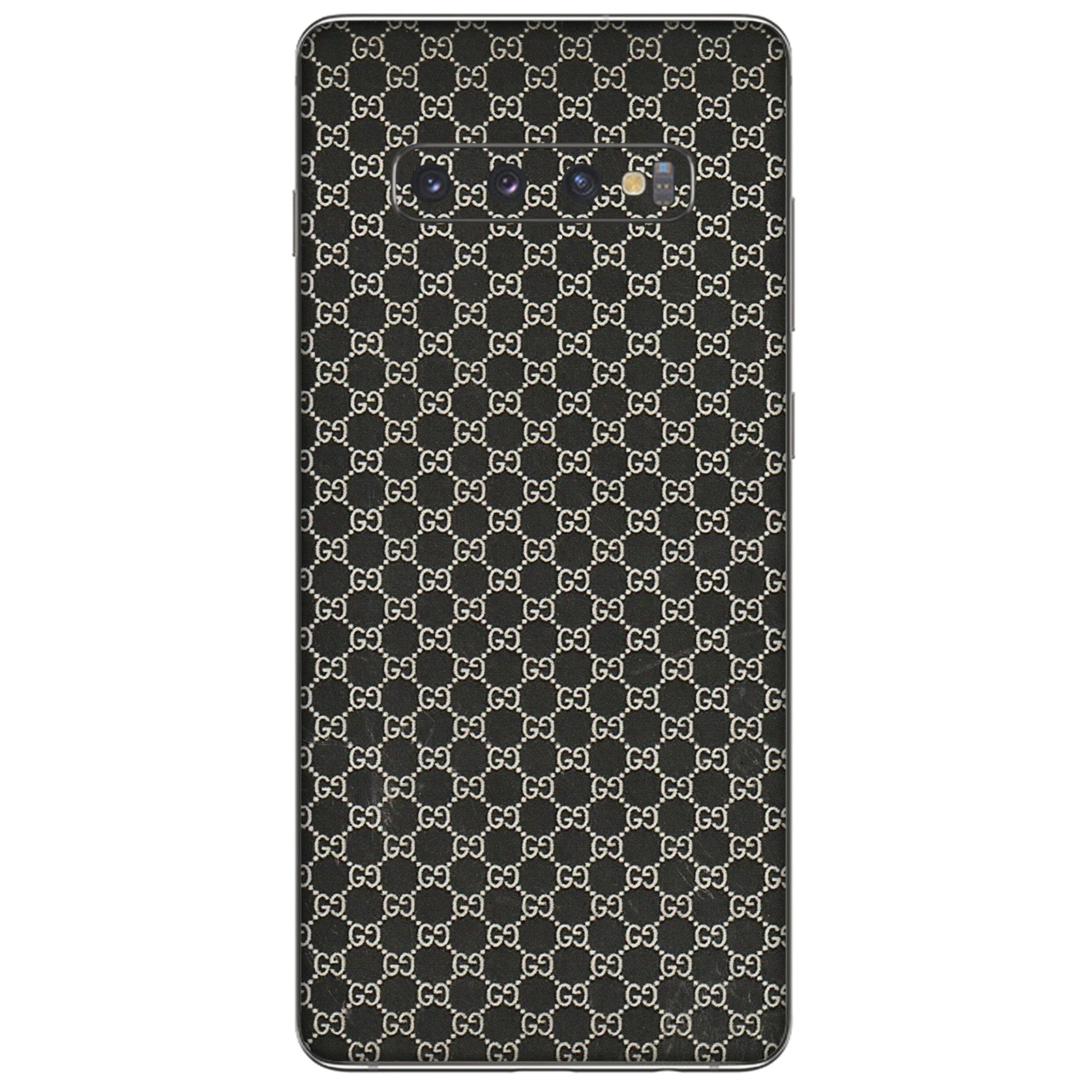 Samsung A/S Series Phone Skins (All Models) - Black G Print - 3D Embossed Finish (L-109) Samsung Galaxy S10 Plus