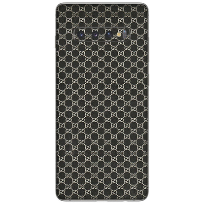 Samsung A/S Series Phone Skins (All Models) - Black G Print - 3D Embossed Finish (L-109) Samsung Galaxy S10 Plus