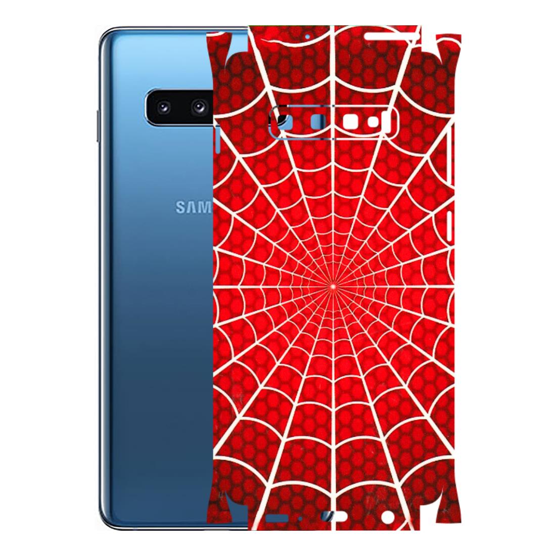 Samsung A/S Series Phone Skins (All Models) - Classic Spidey Web - 3D Embossed Finish (L-115) Samsung Galaxy S10 Plus