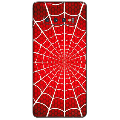 Samsung A/S Series Phone Skins (All Models) - Classic Spidey Web - 3D Embossed Finish (L-115) Samsung Galaxy S10 Plus