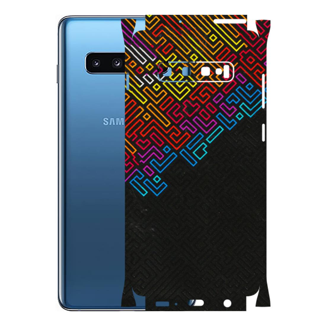 Samsung A/S Series Phone Skins (All Models) - Dotme Pattern Art - 3D Embossed Finish (L-121) Samsung Galaxy S10 Plus