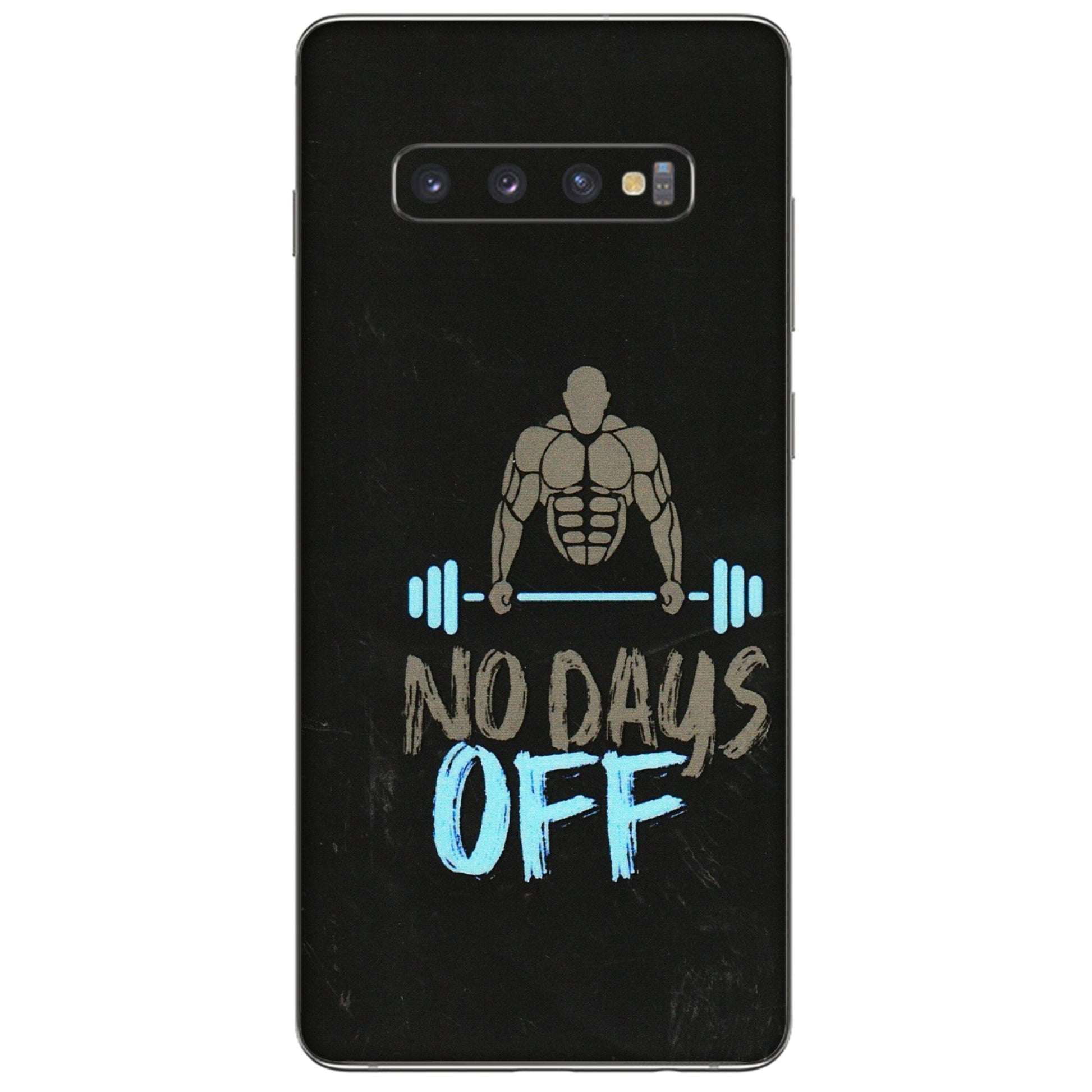 Samsung A/S Series Phone Skins (All Models) - Gym Lover - 3D Embossed Finish (L-127) Samsung Galaxy S10 Plus