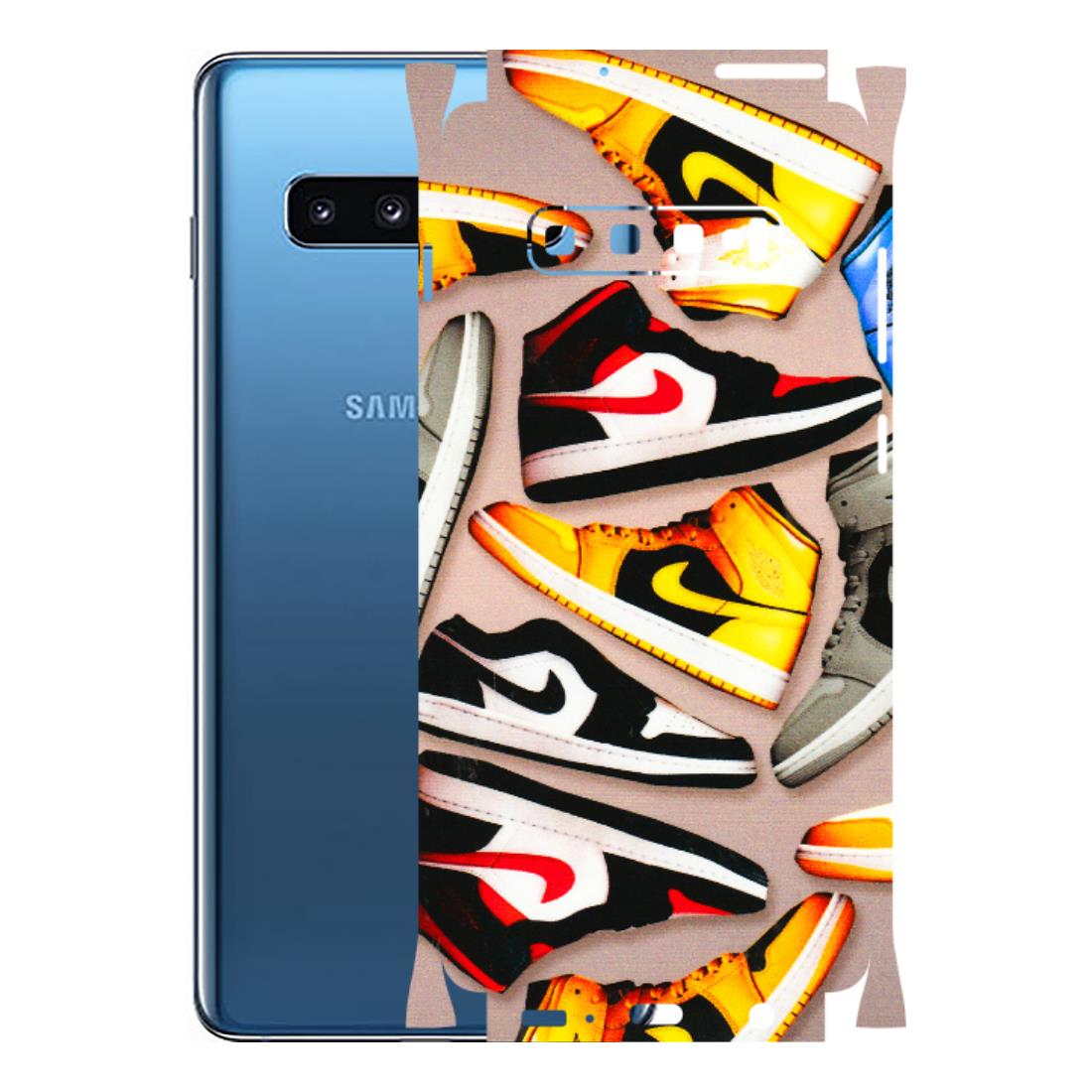 Samsung A/S Series Phone Skins (All Models) - Sneaker Lover - 3D Embossed Finish (L-135) Samsung Galaxy S10 Plus