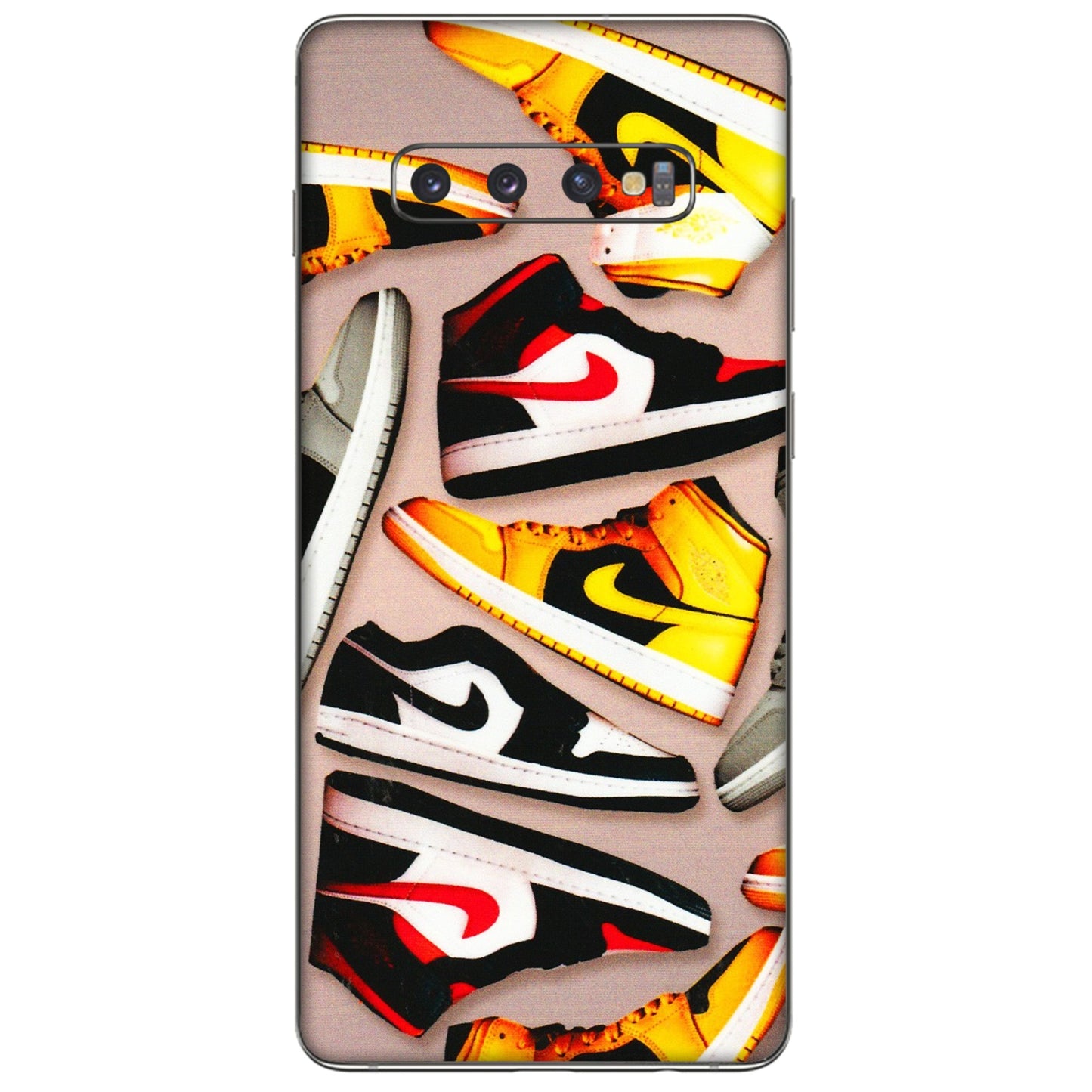 Samsung A/S Series Phone Skins (All Models) - Sneaker Lover - 3D Embossed Finish (L-135) Samsung Galaxy S10 Plus