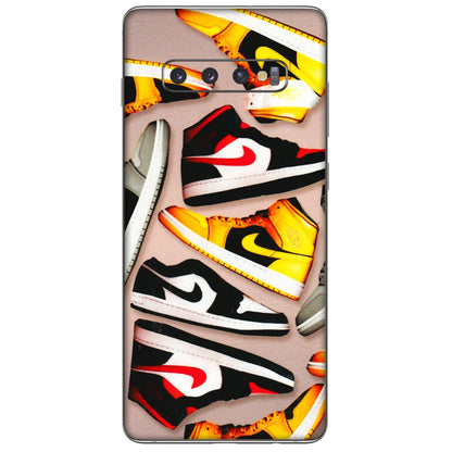 Samsung A/S Series Phone Skins (All Models) - Sneaker Lover - 3D Embossed Finish (L-135) Samsung Galaxy S10 Plus