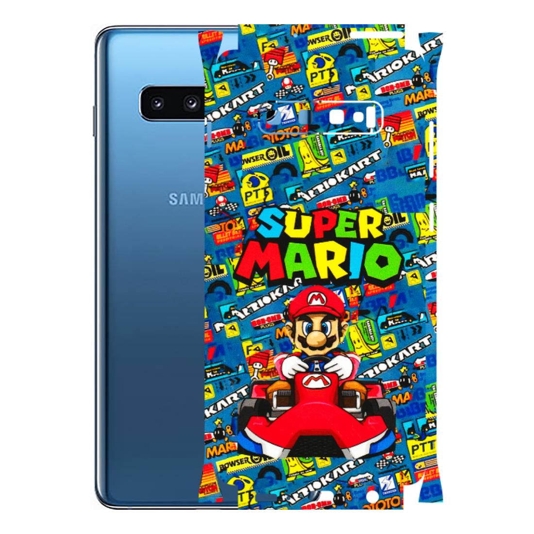 Samsung A/S Series Phone Skins (All Models) - Super Mario Kart - 3D Embossed Finish (L-140) Samsung Galaxy S10 Plus