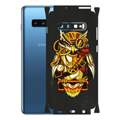 Samsung A/S Series Phone Skins (All Models) - Classy Smart Owl - 3D Embossed Finish (L-144) Samsung Galaxy S10 Plus