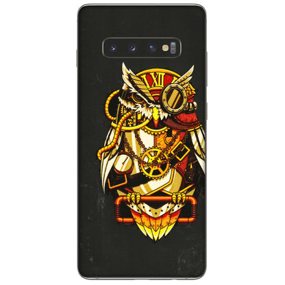 Samsung A/S Series Phone Skins (All Models) - Classy Smart Owl - 3D Embossed Finish (L-144) Samsung Galaxy S10 Plus