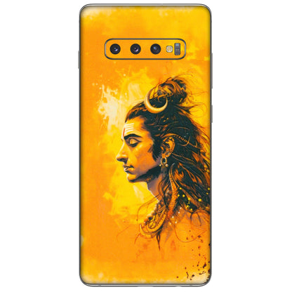Samsung A/S Series Phone Skins (All Models) - Shiv Shakti - 3D Embossed Finish (L-14) Samsung Galaxy S10 Plus