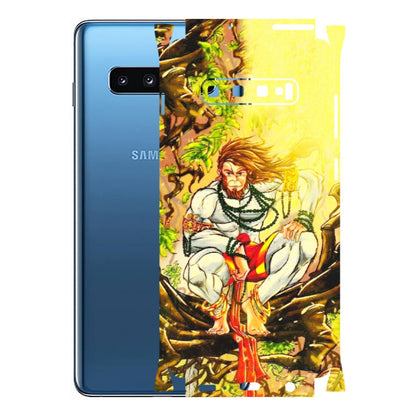 Samsung A/S Series Phone Skins (All Models) - Lord Hanuman - 3D Embossed Finish (L-152) Samsung Galaxy S10 Plus