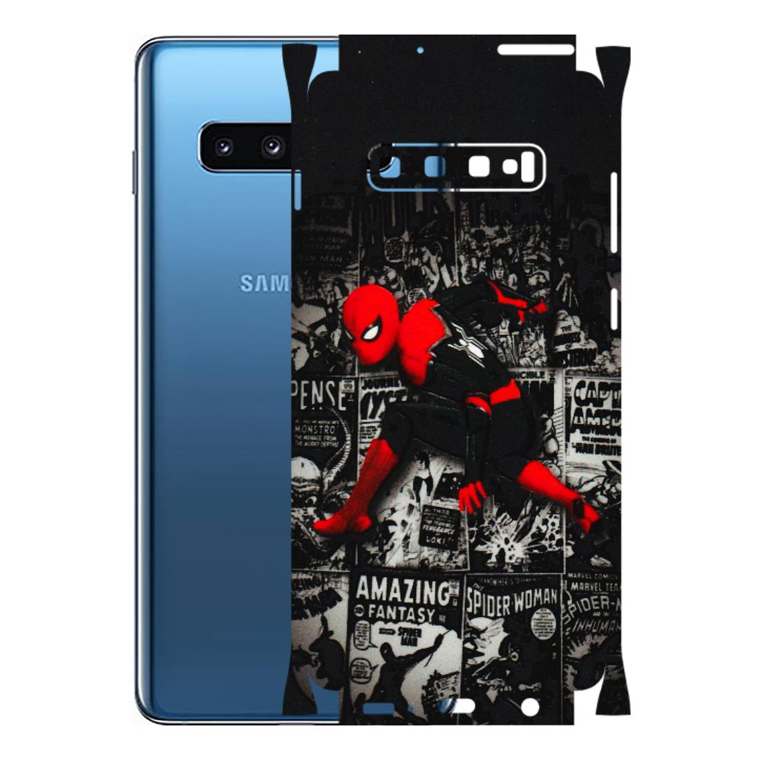 Samsung A/S Series Phone Skins (All Models) - SpiderMan New - 3D Embossed Finish (L-162) Samsung Galaxy S10 Plus
