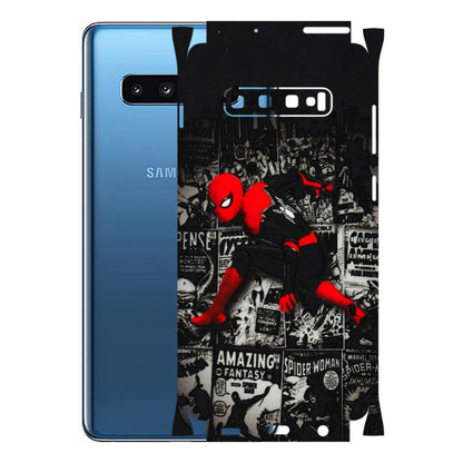 Samsung A/S Series Phone Skins (All Models) - SpiderMan New - 3D Embossed Finish (L-162) Samsung Galaxy S10 Plus