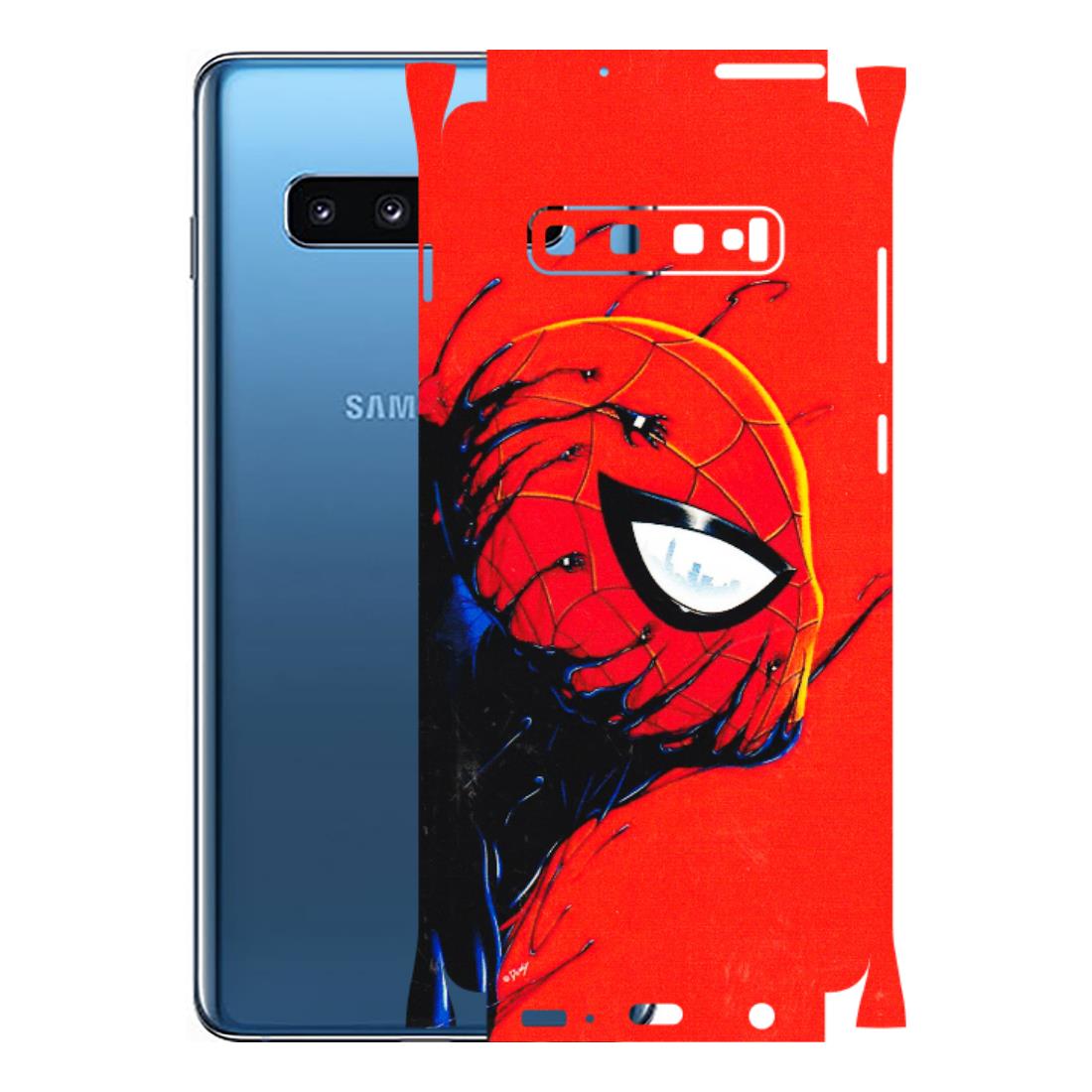 Samsung A/S Series Phone Skins (All Models) - Spiderman Face Venom - 3D Embossed Finish (L-165) Samsung Galaxy S10 Plus