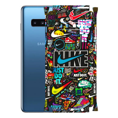Samsung A/S Series Phone Skins (All Models) - Just Do It Doodles - 3D Embossed Finish (L-166) Samsung Galaxy S10 Plus