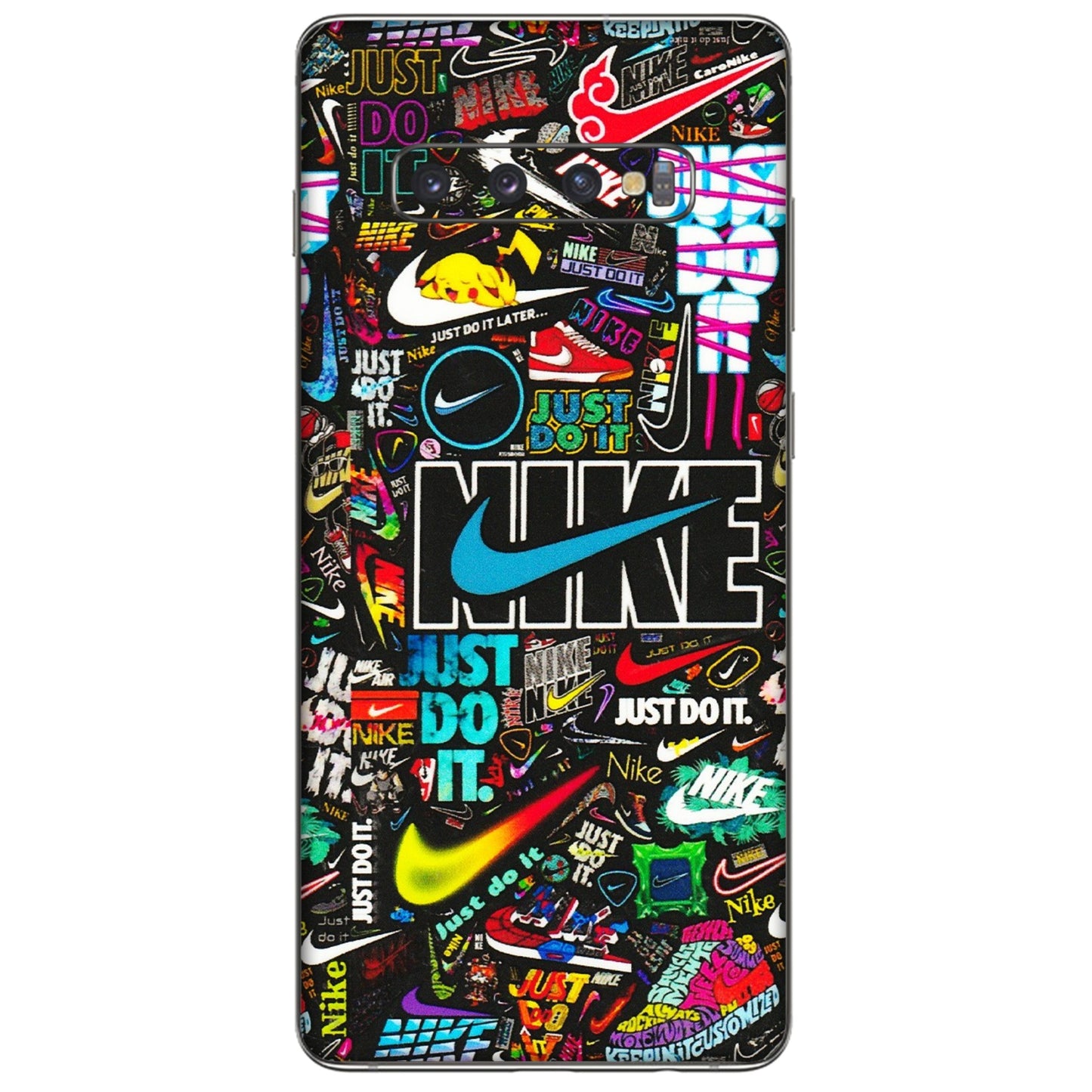 Samsung A/S Series Phone Skins (All Models) - Just Do It Doodles - 3D Embossed Finish (L-166) Samsung Galaxy S10 Plus