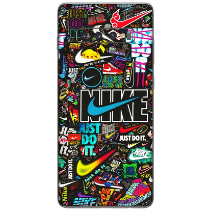 Samsung A/S Series Phone Skins (All Models) - Just Do It Doodles - 3D Embossed Finish (L-166) Samsung Galaxy S10 Plus